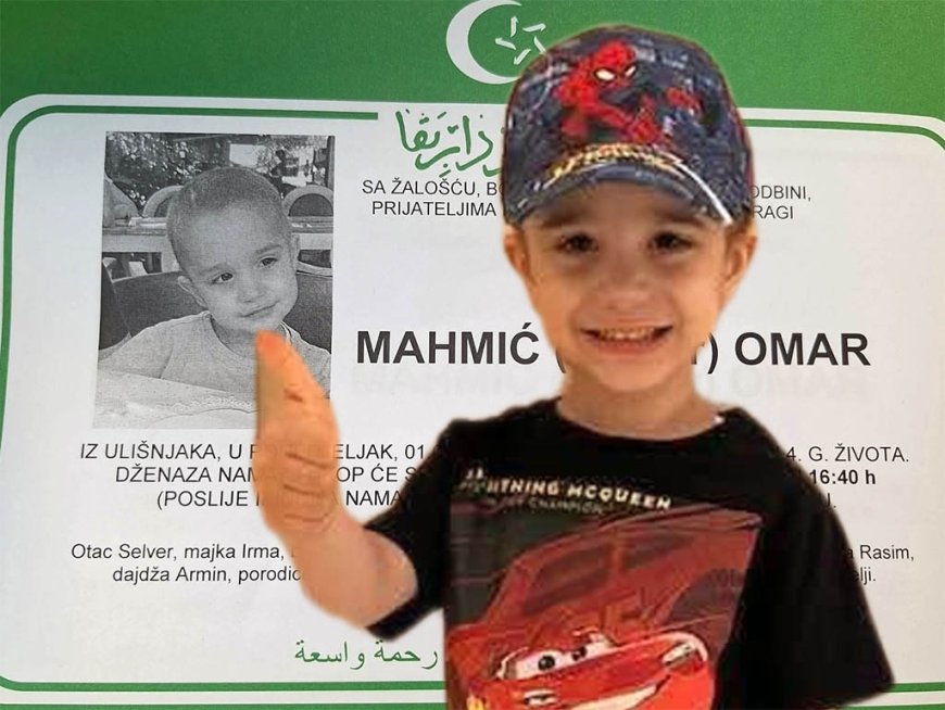 Teška tuga: Četverogodišnji Omar izgubio bitku za život