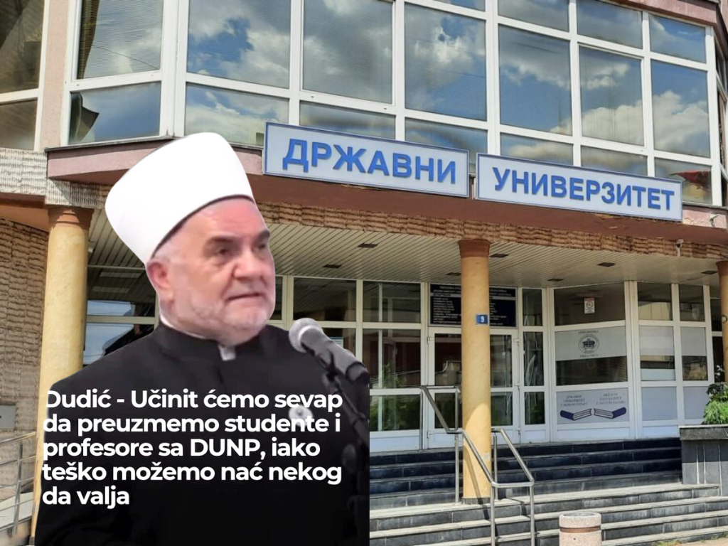 VIDEO – Teško je naći ko valja” – Muftijin govor koji je ponizio profesore DUNP i ignorisao islamske principe