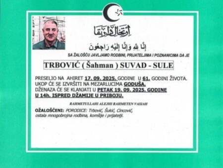 Suad Trbović izgubio bitku za život: Heroj koji je drugome poklonio zdravlje i postao simbol dobrote u Priboju