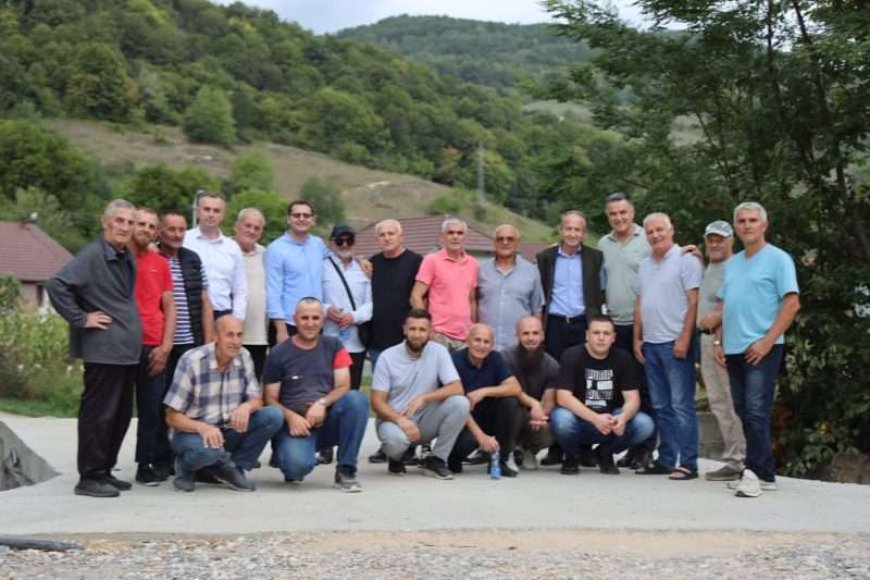 Most na Jošanici povezao Lukare – Biševac i Lekić sa meštanima o značaju projekta