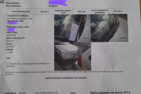 Parking servis Novi Pazar šalje kazne strancima: 50 evra za dan parkiranja, pa ko preživi – pričaće Parking servis Novi Pazar šalje kazne strancima: 50 evra za dan parkiranja, pa ko preživi – pričaće