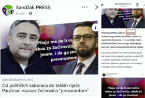 Zećirovič  „jedino što je mini-star Usame u životu ikad uspješno (u)radio, jeste plasiranje laži, gadosti i smutnji putem Sandžak pres-a“