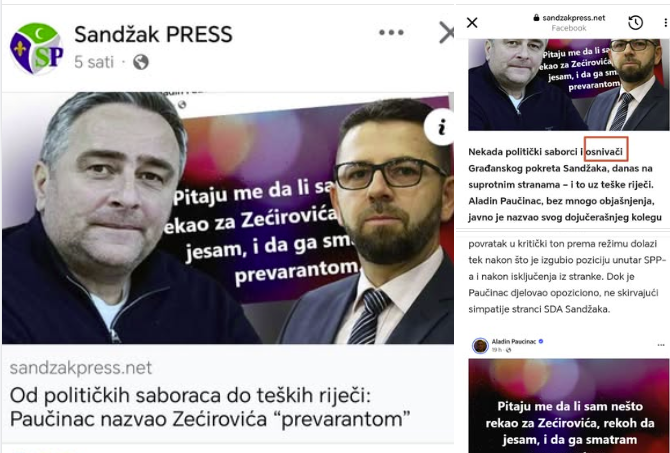 Zećirovič  “jedino što je mini-star Usame u životu ikad uspješno (u)radio, jeste plasiranje laži, gadosti i smutnji putem Sandžak pres-a”
