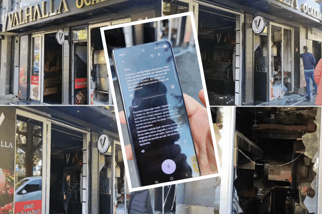 Nevjerovatno: Dok mu gori restoran u Podgorici, Turski državljanin mirno kaže – ‘Razumijem ljude! (VIDEO) Nevjerovatno: Dok mu gori restoran u Podgorici, Turski državljanin mirno kaže – ‘Razumijem ljude! (VIDEO)