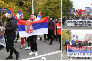 Srbi sa Kosova pješače ka Novom Sadu – podrška Vučiću i „odgovor blokadama“ Srbi sa Kosova pješače ka Novom Sadu – podrška Vučiću i „odgovor blokadama“