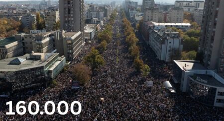 Dok Vučić bježi od izbora, Novi Sad se prepunio građanima