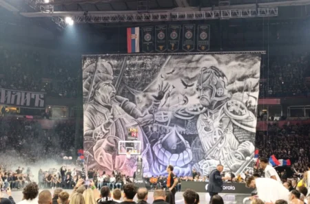 ŠOK U ARENI! Grobari isprovocirali Turke: Fenerbahče besan zbog “krvave” koreografije – usledila zvanična žalba Evroligi!