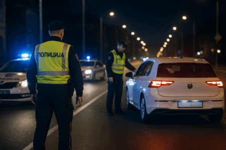 Nasilnička vožnja u Novom Pazaru: Vozač “golfa 8” jurio 141 km/h pod dejstvom kokaina, još trojica isključena iz saobraćaja