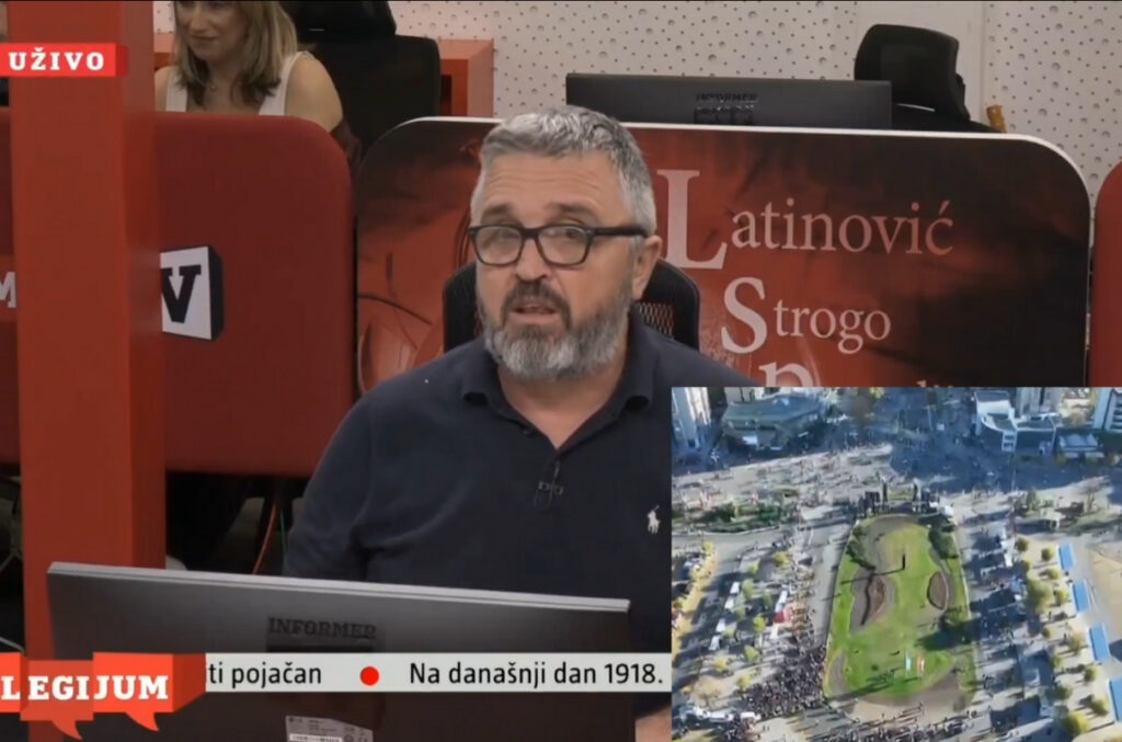 Vučićević sam sebi “pucao u nogu”: Dok priča da nema ljudi, režija mu pusti snimak punog Novog Sada! (VIDEO)