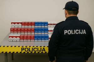 Novopazarac uhapšen u Rumi: zaplijenjeno preko 3.000 paklica cigareta Novopazarac uhapšen u Rumi: zaplijenjeno preko 3.000 paklica cigareta
