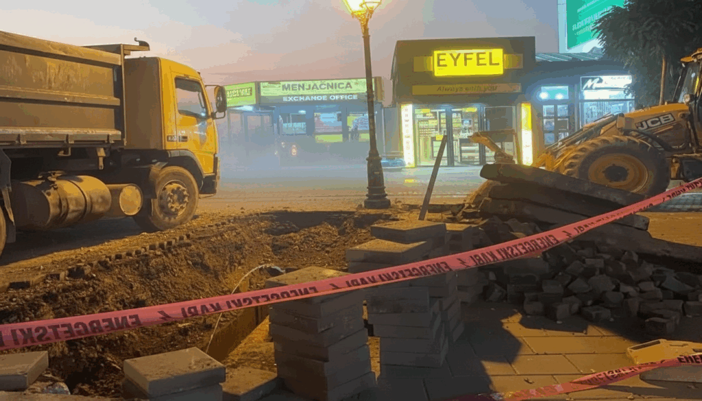 Veliki kvar na toplovodu ostavio Novi Pazar bez grijanja