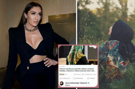 Kada golotinja progovori o vjeri: Hana Hadžiavdagić „bravo“ za zabranu hidžaba