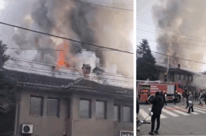 Gori kuća u centru Novog Pazara – pogledajte dramatičan video sa lica mjesta!