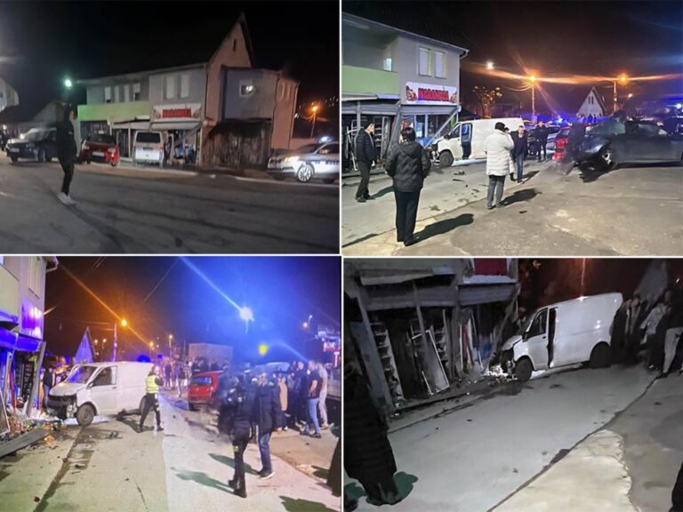 Filmska POTJERA u Novom Pazaru: Vozač kombija BJEŽAO policiji pa se zakucao u prodavnicu! Filmska POTJERA u Novom Pazaru: Vozač kombija BJEŽAO policiji pa se zakucao u prodavnicu!